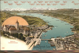 11294422 Zuerich See Aus Vogelschau Zuerich - Otros & Sin Clasificación