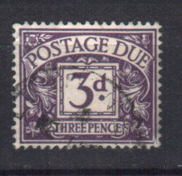 GB  STAMP 1954 POSTAGE DUE   3d, Mi.#41 USED - Taxe