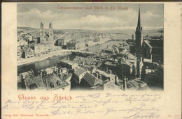 11294390 Zuerich Grossmuenster Alpenblick Zuerich - Sonstige & Ohne Zuordnung