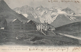 38 (10491)  Route De Grenoble à Briançon. Col Et Hôtels Du Lautaret (2075 M) Et Glacier De L'Homme - Sonstige & Ohne Zuordnung