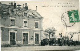 ROMANECHE THORINS - GARE EXTERIEURE  - BEAU CLICHE - - Other & Unclassified