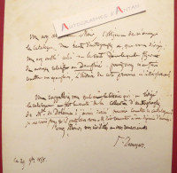 ● L.A.S 1858 Fernand DESNOYERS écrivain - Collection Autographes - Dauphiné - Mme De DOLOMIEU - Lettre Autographe - Schriftsteller