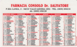 Calendarietto - Farmacia Consolo - Dr. Salvatore - Valguarnera - Enna - Anno 2001 - Tamaño Pequeño : 2001-...