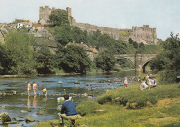 Postcard River Swale At Richmond Castle North Yorkshire My Ref B26486 - Sonstige & Ohne Zuordnung