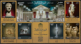 Egypt - 2023 The Reopening Of The Greco-Roman Museum, Alexandria - Emperor Augustus - Isis - Mini-sheet  - MNH - Nuevos