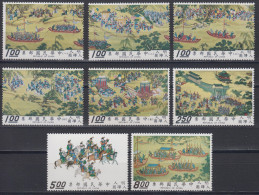 TAIWAN 1972 - "The Emperor's Procession" - Ming Dynasty Handscrolls MNH** OG XF - Nuovi