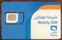 Saudi Arabia Mobily Mobile Large Size GSM SIM Card Telecom Tele Communication See My Other Listing With More Cards - Bangladesch