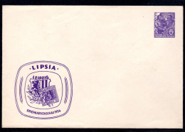 DDR Privatganzsache " Lipsia Briefmarkenschau 1954" - Autres & Non Classés