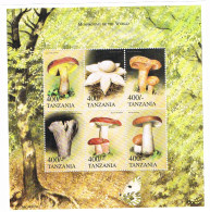 Pilze; Kleinbogen Tansania "Mushrooms Of The World" - Paddestoelen