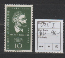 DDR Spezial: 10 Pfg.Abbe Mit PF I, **, Gepr. - Plaatfouten En Curiosa