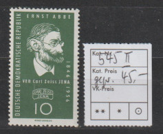 DDR Spezial: 10 Pfg.Abbe Mit PF II, **, Gepr. - Variétés Et Curiosités