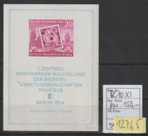 DDR Spezial: Block 10 Mit PF XI, **, Gepr. Mayer BPP  - Variétés Et Curiosités