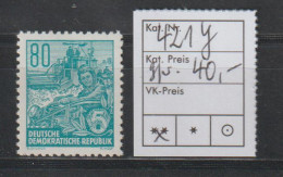 DDR Spezial: 80 Pfg. Fünfjahrplan (II) Mit WZ Y, **, BPP-geprüft  - Variedades Y Curiosidades