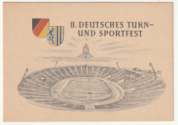 Gedenk-Karte II. Dt. Turn- Und Sportfest, 1956 - Otros & Sin Clasificación
