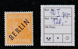 Berlin: 25 Pfg. Schwarzaufdruck Mit PF I, **, Geprüft Schlegel - Variétés Et Curiosités