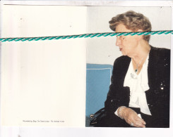 Simone Vivier-Goeters, Gent 1915, Lokeren 2001. Foto - Overlijden