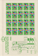 Liechtenstein Europa 1960 Kleinbogen  - Andere & Zonder Classificatie