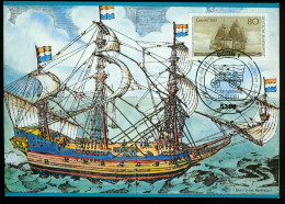 Mk Germany, BRD Maximum Card 1983 MiNr 1180 | 300th Anniv Of First German Settlers In America. Ship "Concord" #max-0090 - 1981-2000