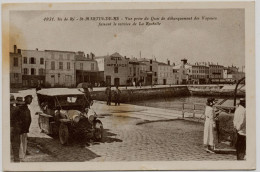 CP 17 - St Martin De Ré - Vue Prise Du Quai De Débarquement Des Vapeurs Service La Rochelle - Ile De Ré
