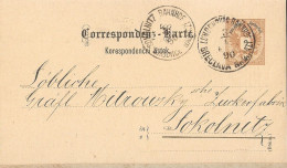 Austria KK Lundenburg, Breclav Bahnhof ... Bc480 - Briefe U. Dokumente