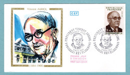 FDC France  1984 - Président Vincent Auriol - YT 2344 - 31 Revel - 1980-1989