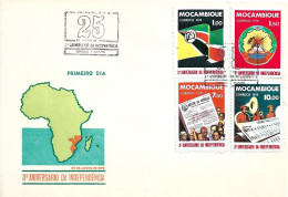 MOZAMBIQUE 1978 3rd ANNIVERSARY OF INDEPENDENCE FDC - Mozambico
