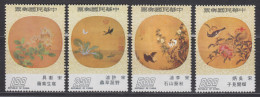 TAIWAN 1974 - Ancient Chinese Moon-shaped Fan Paintings MNH** OG XF - Ongebruikt