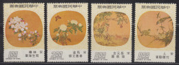 TAIWAN 1975 - Ancient Chinese Moon-shaped Fan Paintings MNH** OG XF - Neufs