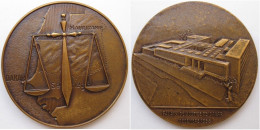 Sénégal Dakar Médaille En Bronze Inauguration Du Palais De Justice En Décembre 1958 - Andere & Zonder Classificatie