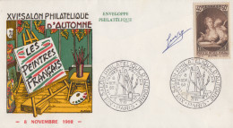 Enveloppe  FRANCE   XVIéme  Salon  Philatélique   D' AUTOMNE    PARIS  1962 - Filatelistische Tentoonstellingen