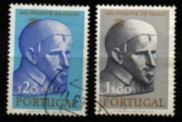 PORTUGAL  -   1963.  Y&T N° 922 / 923 Oblitérés.  St Vincent De Paul - Gebraucht