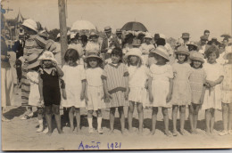 CP Carte Photo D'époque Photographie Vintage Enfant La Baule Plage Mode - Couples