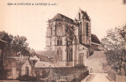 91-EGLISE DE SAINT SULPICE DE FAVIERES-N°2144-F/0221 - Otros & Sin Clasificación