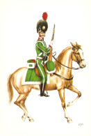 "Horse. Spanish Army. Cavalry Chaysur Olivenza Regiment "" Modern Spanish, Artist Drawn Postcard - Regimente