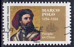 2022 Yt AA 2111 (o)  Grands Voyageurs Marco Polo 1254-1324 Périple En Chine - Gebraucht