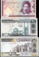 IRAN - PERSIA - LOTE DE 100 RIALS - PK 140, - 200 RIALS - PK 136, + 500 RIALS - PK 137 - SIN CIRCULAR - UNZIRKULIERT - - Irán