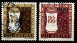 PORTUGAL  -   1964.  Y&T N° 935 / 936 Oblitérés  .  Produits Naturels Et Drogues. - Usati