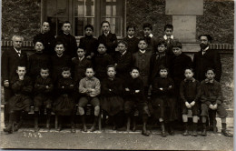 CP Carte Photo D'époque Photographie Vintage Enfant Mode école Classe Maitre  - Sonstige & Ohne Zuordnung