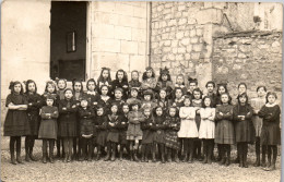 CP Carte Photo D'époque Photographie Vintage Enfant Mode école Fille  - Autres & Non Classés