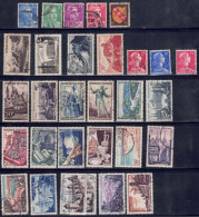 1946 à 1955 Yt 718 à 1042 Voir Liste Description - Used Stamps