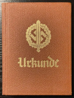 Deutschland, Germany - SA Urkunde Eines SS Sturmbannführers - Deutsches Reich - Berlin - 1939 ! - 1939-45