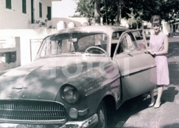 REAL PHOTO OPEL KAPITAN ANGOLA AFRICA AFRIQUE VOITURE CAR OLDTIMER AT518 - Africa