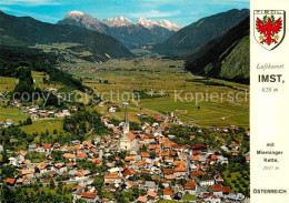 72626667 Imst Tirol Gesamtansicht Mit Alpenpanorama Fliegeraufnahme Imst - Sonstige & Ohne Zuordnung