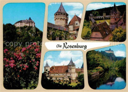 72626627 Rosenburg-Kamp Rosenburg Im Kamptal Burgturm Turnierhof Fluss Rosenburg - Andere & Zonder Classificatie