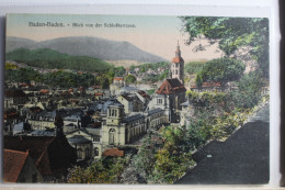 AK Baden-Baden Blick Von Der Schloßterrasse Ungebraucht #PD865 - Autres & Non Classés