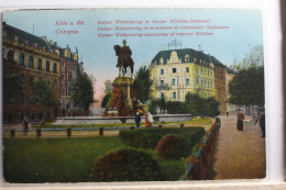 AK Köln Kaiser Wilhelm Ring Mit Kaiser Wilhelm - Denkmal 1924 Gebraucht #PD991 - Sonstige & Ohne Zuordnung