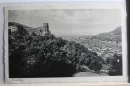 AK Heidelberg Stadtansicht Mit Schloss 1939 Gebraucht #PD919 - Autres & Non Classés