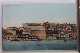 AK Malta Custom House 1913 Gebraucht #PE191 - Malte