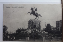 AK La Spezia Denkmal Für Giuseppe Garibaldi 1914 Gebraucht #PE295 - Autres & Non Classés