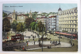 AK Bilbao Boulevard Y Arenal 1913 Gebraucht #PE300 - Autres & Non Classés